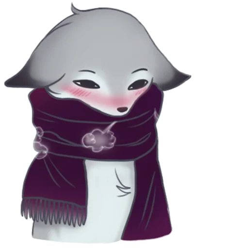 Стикерпак Winter Fox v.7 для Telegram