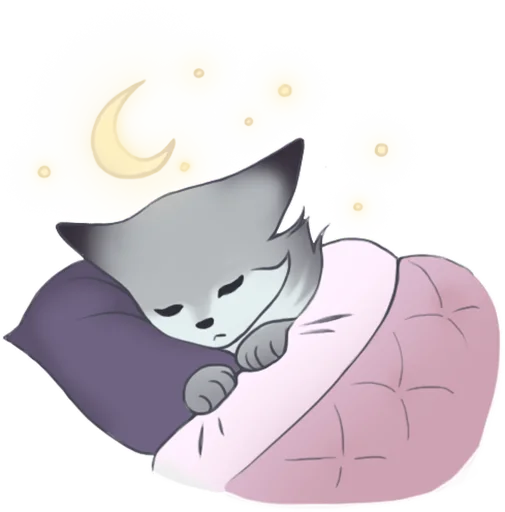 😪 Стикер «Winter Fox v.7» для Telegram