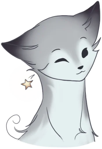 😉 Стикер «Winter Fox v.7» для Telegram