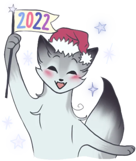 🎉 Стикер «Winter Fox v.7» для Telegram
