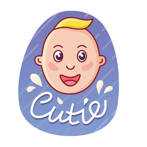 👼 Стикер «Ba» для Telegram