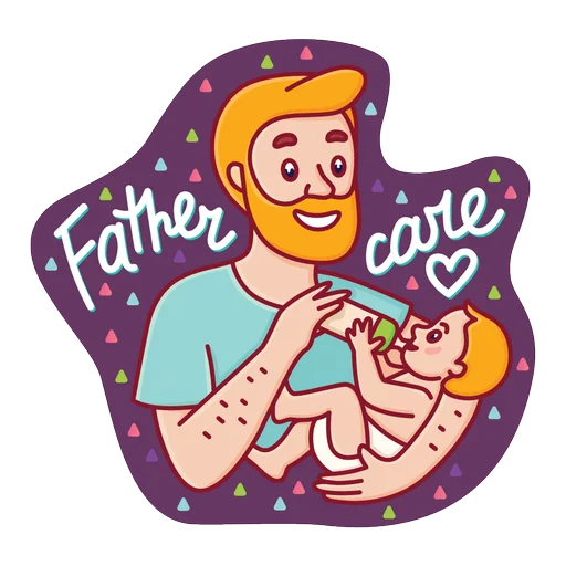 👨‍👩‍👦‍👦 Стикер «Ba» для Telegram