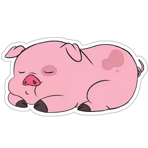 😴 Стикер «Пухля» для Telegram