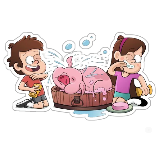 🚿 Стикер «Пухля» для Telegram