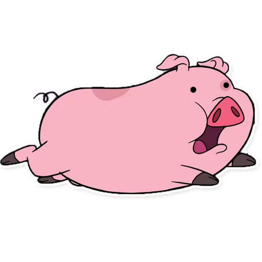 🏃 Стикер «Waddles Gravity Falls» для Telegram