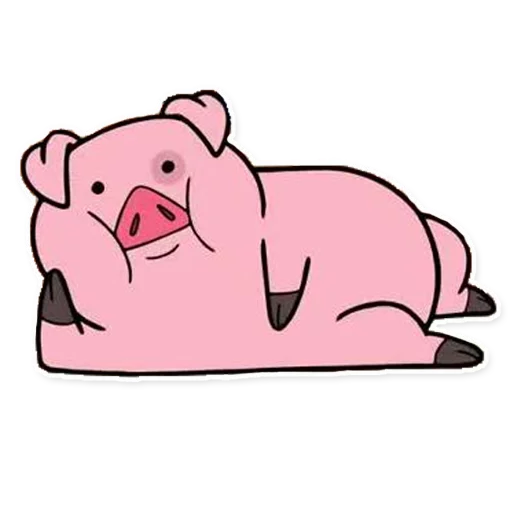 😉 Стикер «Waddles Gravity Falls» для Telegram