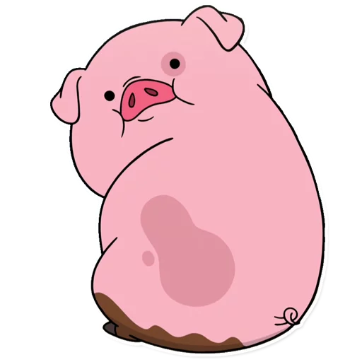 🐷 Стикер «Waddles Gravity Falls» для Telegram