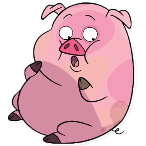 😱 Стикер «Waddles Gravity Falls» для Telegram
