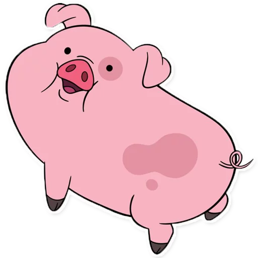 😀 Стикер «Waddles Gravity Falls» для Telegram