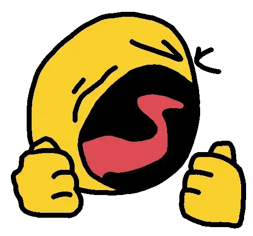 😔 Стикер «ваффл!» для Telegram