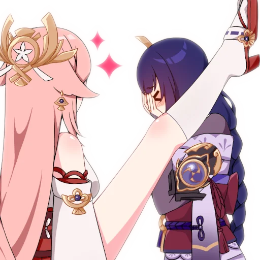 🦊 Стикер «Waifu Impact» для Telegram