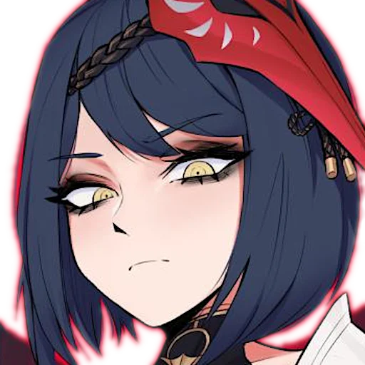 😠 Стикер «Waifu Impact» для Telegram