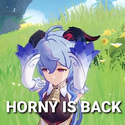 🐐 Стикер «Waifu Impact» для Telegram