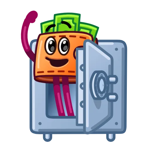 👋 Стикер «90s Wallet» для Telegram