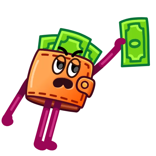 💵 Стикер «90s Wallet» для Telegram