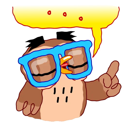 🤓 Стикер «Wally the Owl» для Telegram