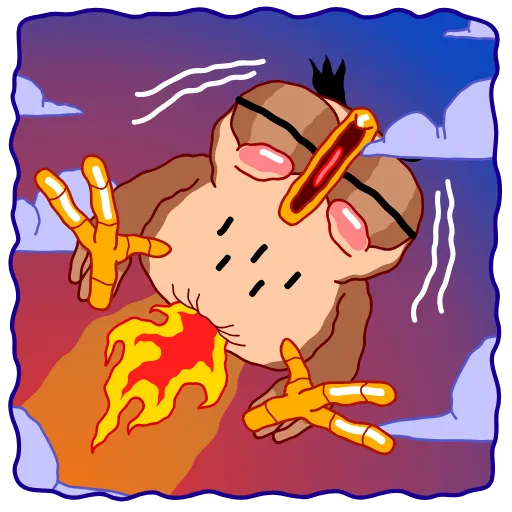 😤 Стикер «Wally the Owl» для Telegram