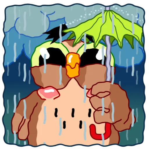 ☔ Стикер «Wally the Owl» для Telegram