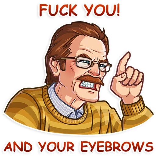 😠 Стикер «Breaking Bad» для Telegram