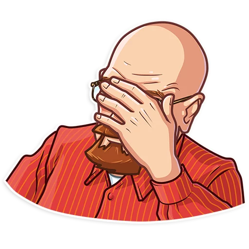 🤦‍♂️ Стикер «Breaking Bad» для Telegram