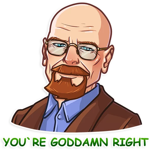 👍 Стикер «Breaking Bad» для Telegram