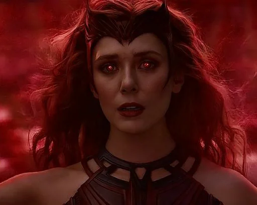 😯 Стикер «Elizabeth Olsen/Wanda Maximoff» для Telegram