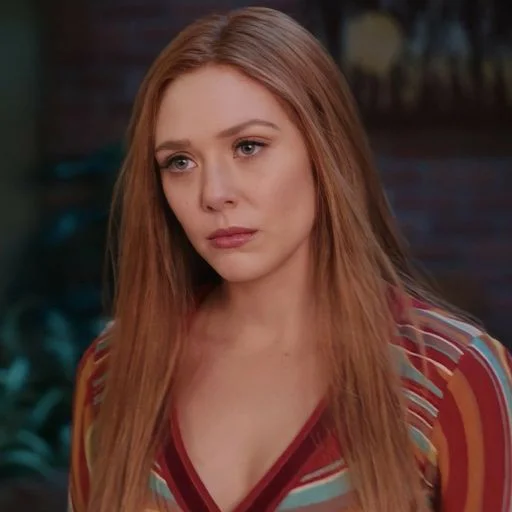 😠 Стикер «Elizabeth Olsen/Wanda Maximoff» для Telegram