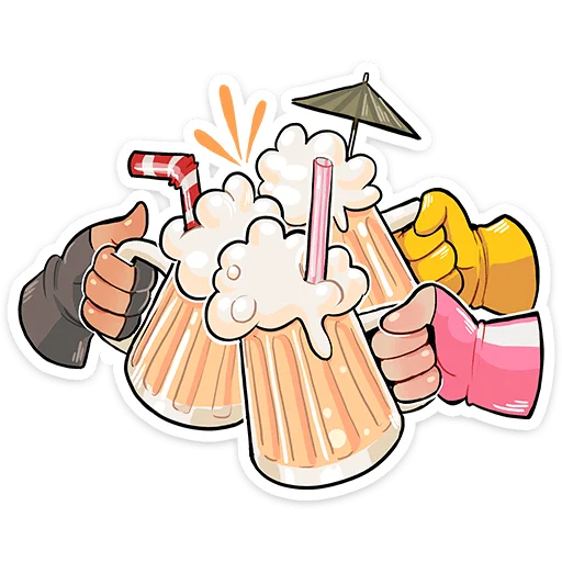 🍸 Стикер «Скитальцы» для Telegram