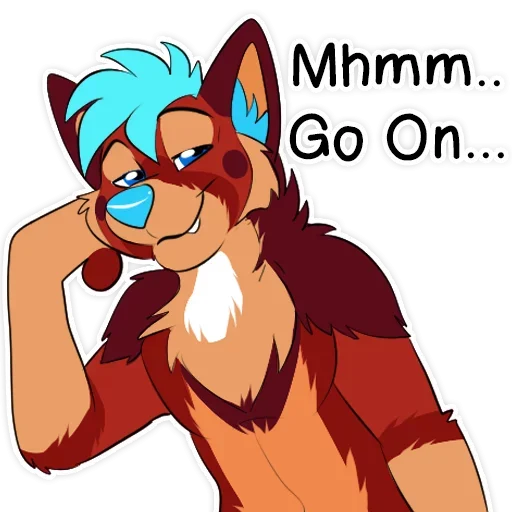 🥺 Стикер «Wanna play» для Telegram