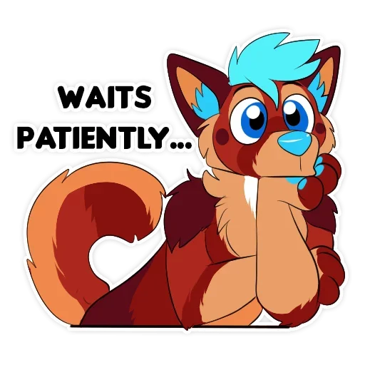 🥺 Стикер «Wanna play» для Telegram
