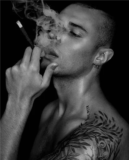 🥺 Стикер «Wanna smoke» для Telegram