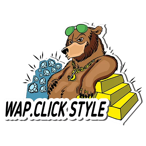 🐻 Стикер «Wap.Click.v1» для Telegram
