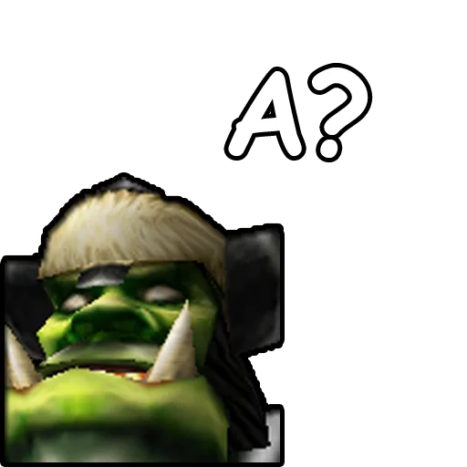 😒 Стикер «WarCraft III Орда» для Telegram