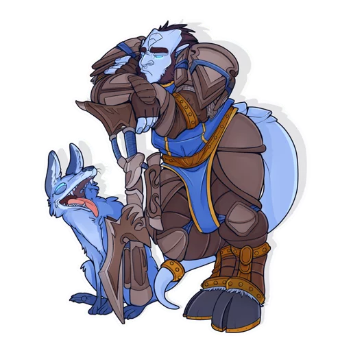 😗 Стикер «World of Warcraft // blizzy.ru» для Telegram