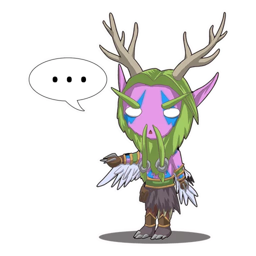 😯 Стикер «World of Warcraft // blizzy.ru» для Telegram