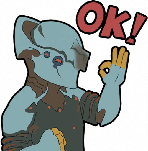 👌 Стикер «Warframe arts •» для Telegram
