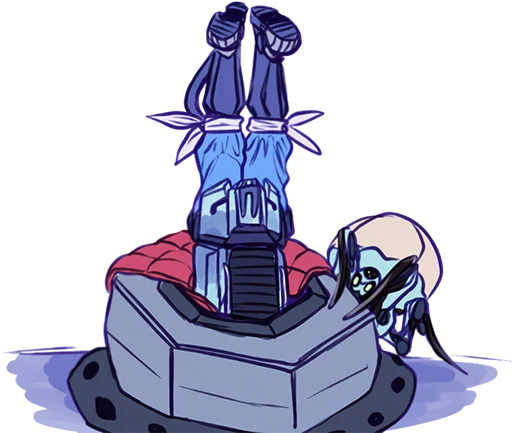 😵 Стикер «Warframe arts •» для Telegram