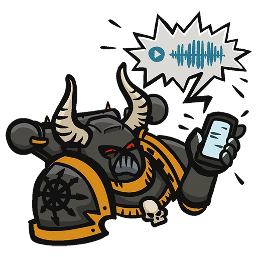 📞 Стикер «warhammer 40k» для Telegram