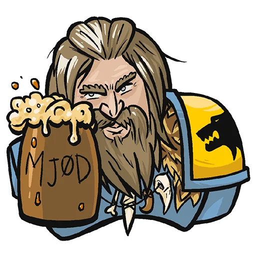 🍻 Стикер «warhammer 40k» для Telegram