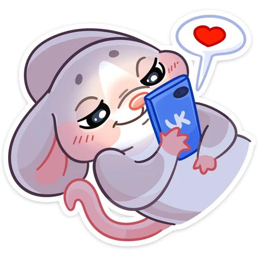 ❤️ Стикер «Зимние Обнизайки» для Telegram