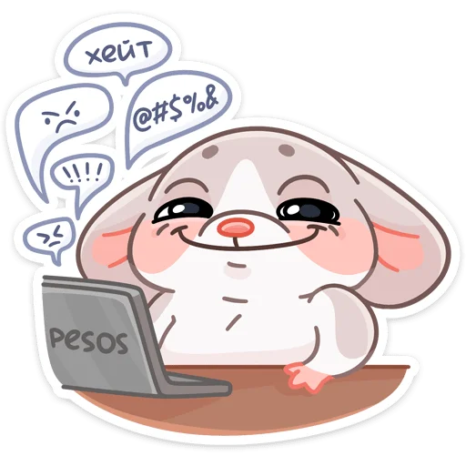 🤬 Стикер «Зимние Обнизайки» для Telegram