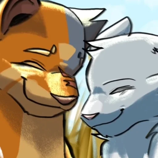 ❤️ Стикер «Лучшие Коты Воители» для Telegram