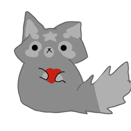❤️ Стикер «Кошки - Вояки» для Telegram