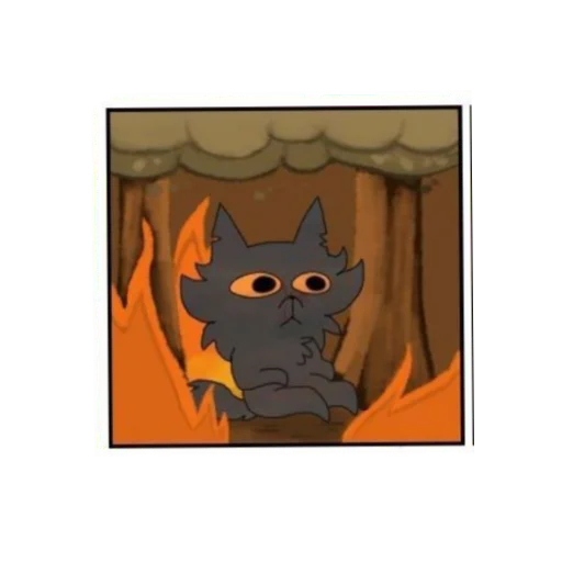 😐 Стикер «Cats warriors» для Telegram