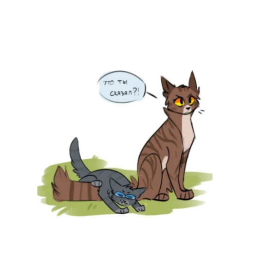 Стикерпак Cats warriors для Telegram