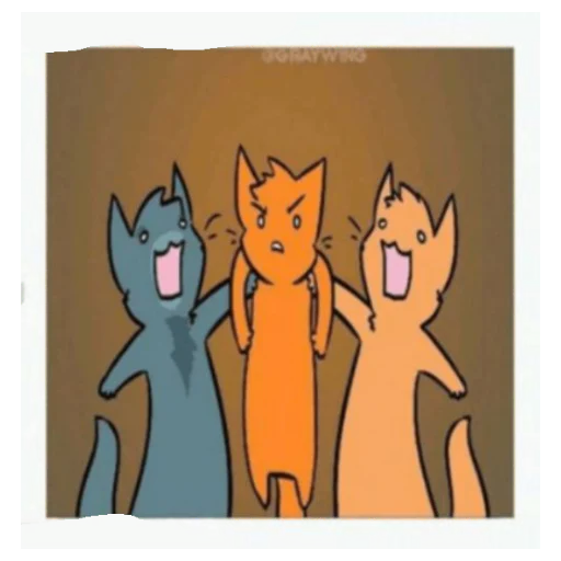 😃 Стикер «Cats warriors» для Telegram