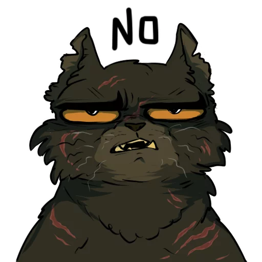 😑 Стикер «WarriorCatz» для Telegram