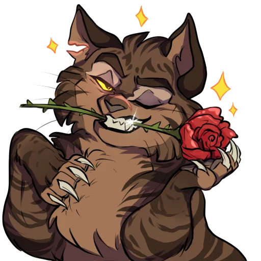 😘 Стикер «WarriorCatz» для Telegram
