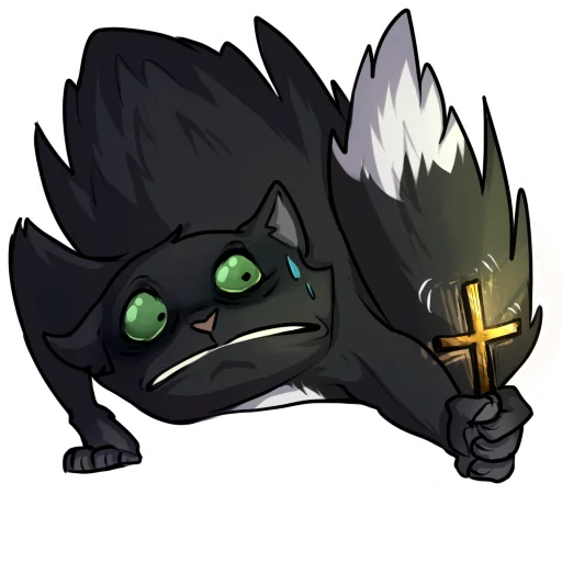 😱 Стикер «WarriorCatz» для Telegram