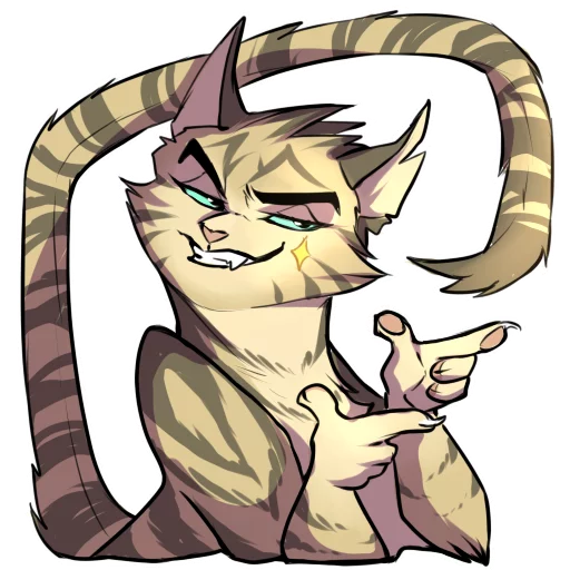 👉 Стикер «WarriorCatz» для Telegram